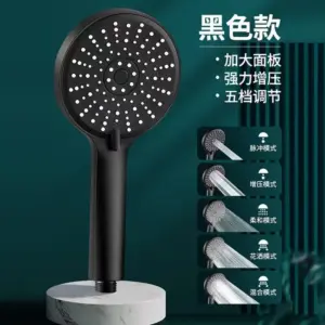 10-Inch Black Rainfall Ceiling Shower Head 19 Saafe06c1f8af43b7a88cdfd9ed11b2b4O