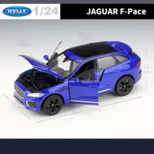 Vibrant Blue 1:24 Jaguar F-Pace Diecast Model 13 Sab183d651cd3441783a6cc0c939cbc37H