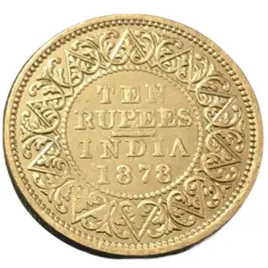 British India 10 Rupees Copper Coin Replica