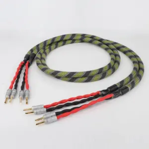 LS-180 OCC Silver Speaker Cable with BFA Plugs 8 Saba02c35449d47cdac1f6113b9c65ca3p