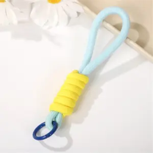 Vibrant 16cm Mesh & Cotton Lanyard in Fluorescent Colors 19 Saba98b5d81cf45a2906fbb6fed305259Q