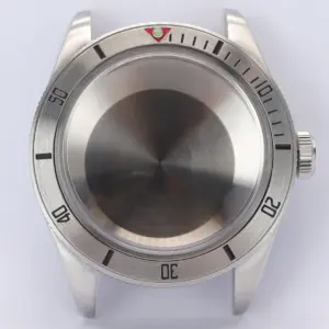39mm Silver Diver's Watch Case for NH Movements 7 Sabc15f3b56d34a2db4b6b2d3b5d07d9be