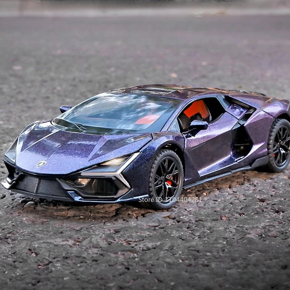 Orange Lamborghini 1:32 Diecast Model 6 Orange Lamborghini 1:32 Diecast Model - Image 6