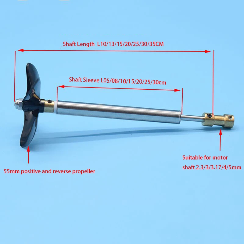 Stainless Steel RC Boat Drive Shaft Set 4 Stainless Steel RC Boat Drive Shaft Set - Image 4