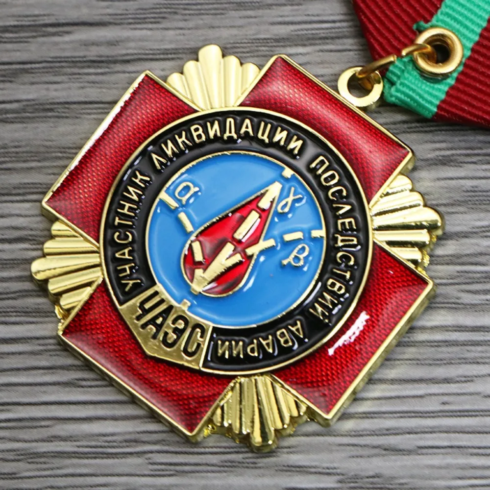 Soviet Chernobyl Fire Rescue Medal 3 Soviet Chernobyl Fire Rescue Medal - Image 3