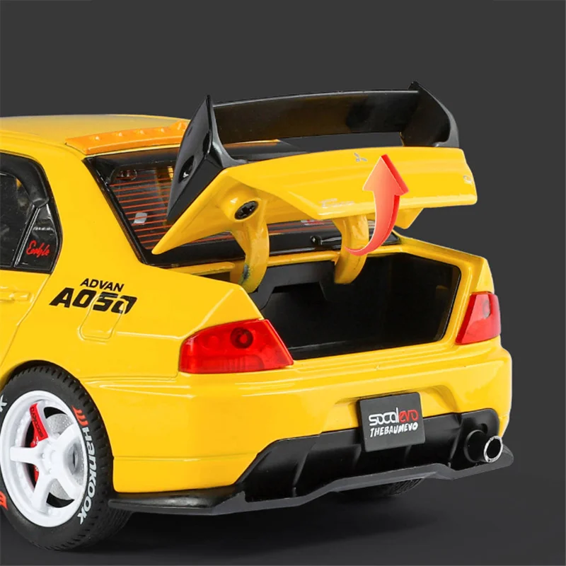 Mitsubishi Lancer Evolution 9 Diecast Model 1:24 Scale 4 Mitsubishi Lancer Evolution 9 Diecast Model 1:24 Scale - Image 4
