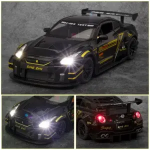 Black Nissan GTR R35 Diecast Model 1:24 Scale 14 Sac533c0106e8420ab30949c4ff6bdc67h