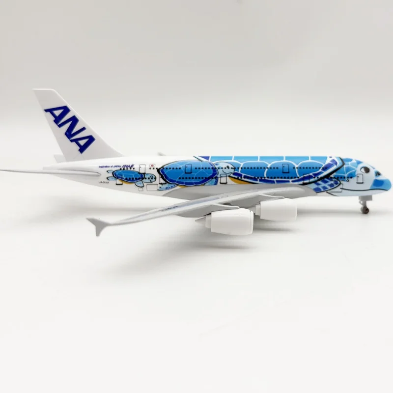 20cm Airbus A380 Model with Sea Turtles 4 20cm Airbus A380 Model with Sea Turtles - Image 4
