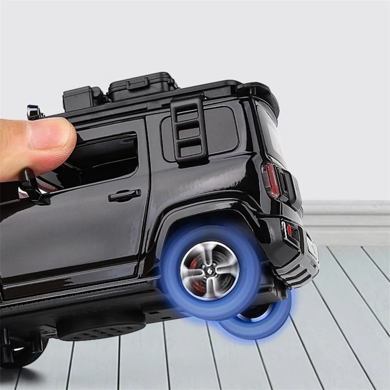 1:24 Scale Off-Road Vehicle Model in Black 6 1:24 Scale Off-Road Vehicle Model in Black - Image 6