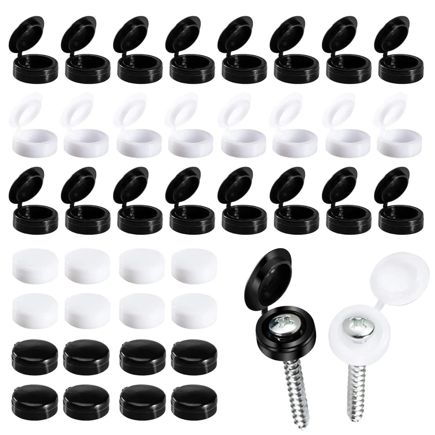 Plastic Screw Cover Set for Furniture 6 Plastic Screw Cover Set for Furniture - Image 6