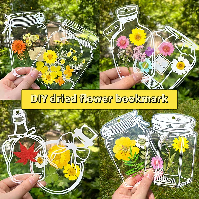 Bottle-Shaped Floral Bookmarks Set of 40 or 60 3 Bottle-Shaped Floral Bookmarks Set of 40 or 60 - Image 3