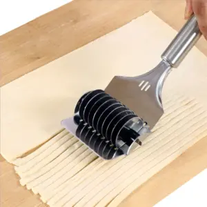 Manual Stainless Steel Pasta Cutter for Spaghetti & Fettuccine 10 Sace3091f8d394138a346b1e9608a3907E