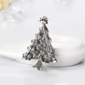 Festive Christmas Tree Brooch with Rhinestones 11 Sad3b70a80e99441cbb36351ec33f1b55e