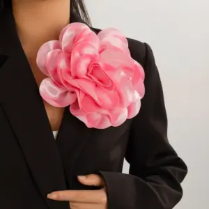 Oversized Satin Flower Brooch in Four Colors 8 Sad43e026f2f1425bb0eef88f6c4a85a82