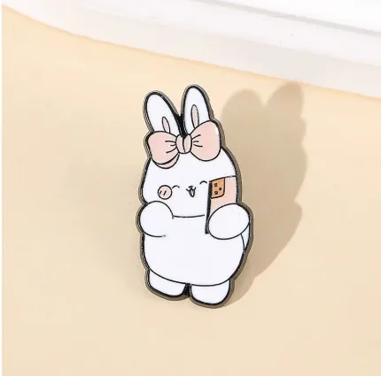 Whimsical Bunny Brooch Model XZ7413 10 Whimsical Bunny Brooch Model XZ7413 - Image 10