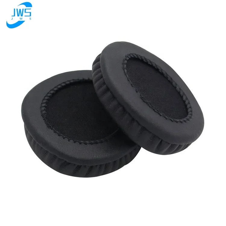 Black Leather Ear Pads for Sennheiser Headphones 4 Black Leather Ear Pads for Sennheiser Headphones - Image 4