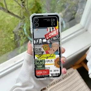 Retro Vintage Collage Phone Case for Samsung Z Flip 16 Sad86c0ce980c4e0f92711a6a83683a7ca