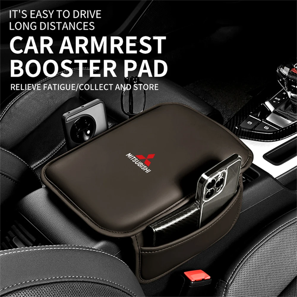 Mitsubishi Ralliart Console Cover in Synthetic Leather 3 Mitsubishi Ralliart Console Cover in Synthetic Leather - Image 3