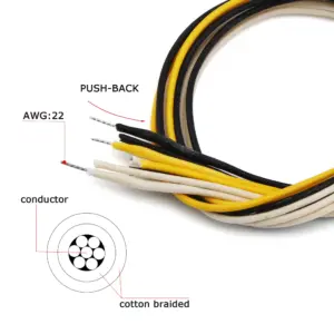 Vintage Guitar Cloth Wiring Set with Tinned Copper Conductors 9 Sadbcd3b1fc074986b8b0aaee180b021c4