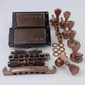 Vintage Bronze Electric Guitar Hardware Set