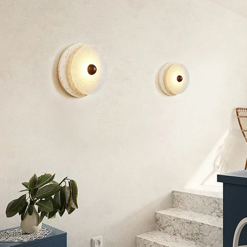 Elegant Modern Marble Wall Bedside Lamp 4 Elegant Modern Marble Wall Bedside Lamp - Image 4