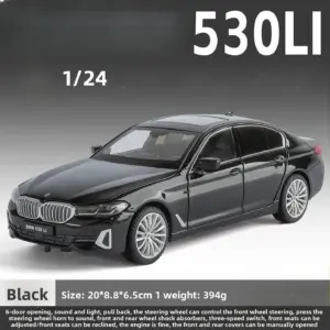 White BMW 530Li Limousine Model 1:24 Scale 15 Sade562c86d2640579932e265d357dc26H