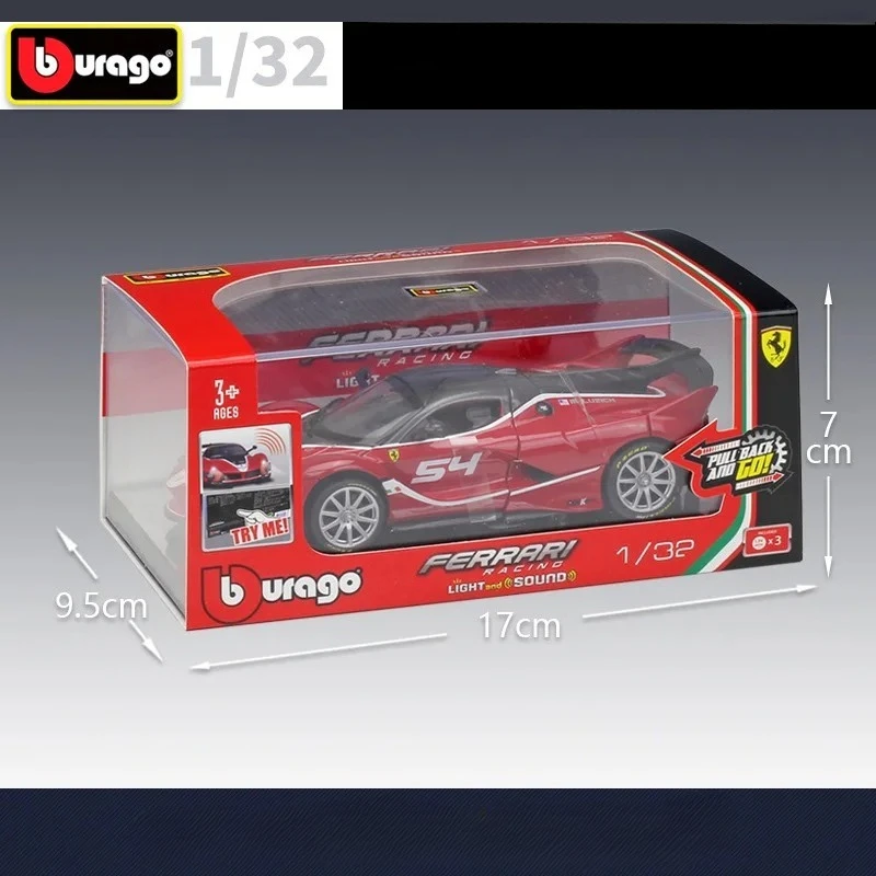 Red Ferrari Diecast Model 1:32 Scale 4 Red Ferrari Diecast Model 1:32 Scale - Image 4