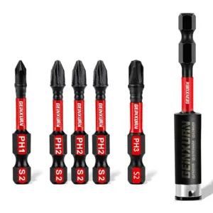 Impact-Resistant S2 Steel Screwdriver Bits Set