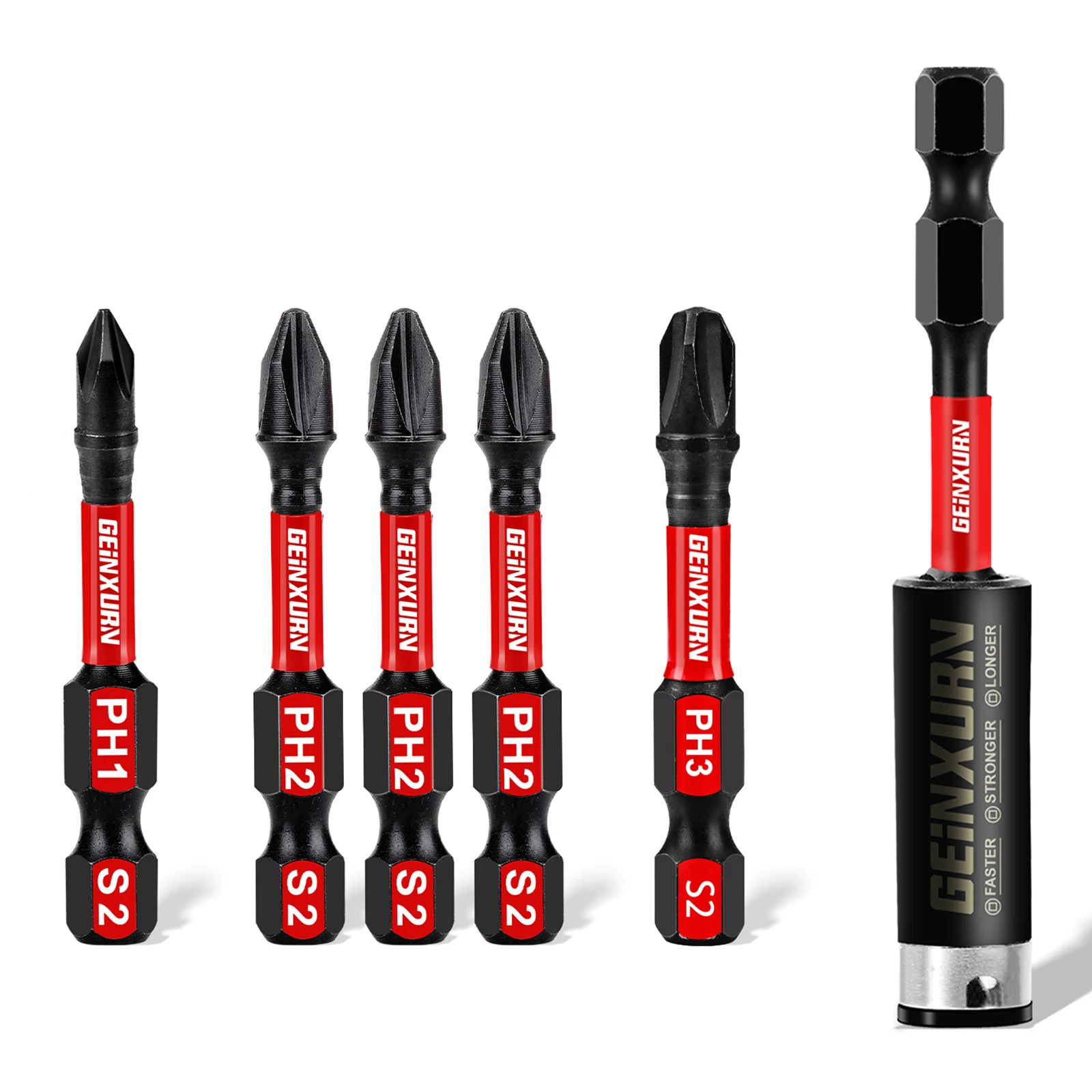 Impact-Resistant S2 Steel Screwdriver Bits Set 1 Impact-Resistant S2 Steel Screwdriver Bits Set