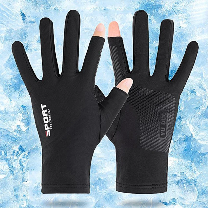 Outdoor Ice Silk Riding Gloves for Men & Women 4 Outdoor Ice Silk Riding Gloves for Men & Women - Image 4