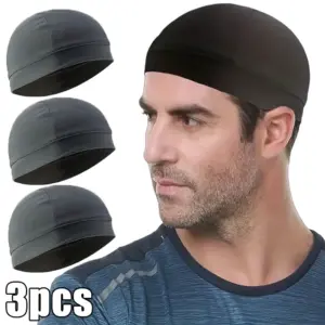 Motorcycle Helmet Inner Comfort Cap in Black 16 Sae60506d7adf407c85e8cabe24e01df3m