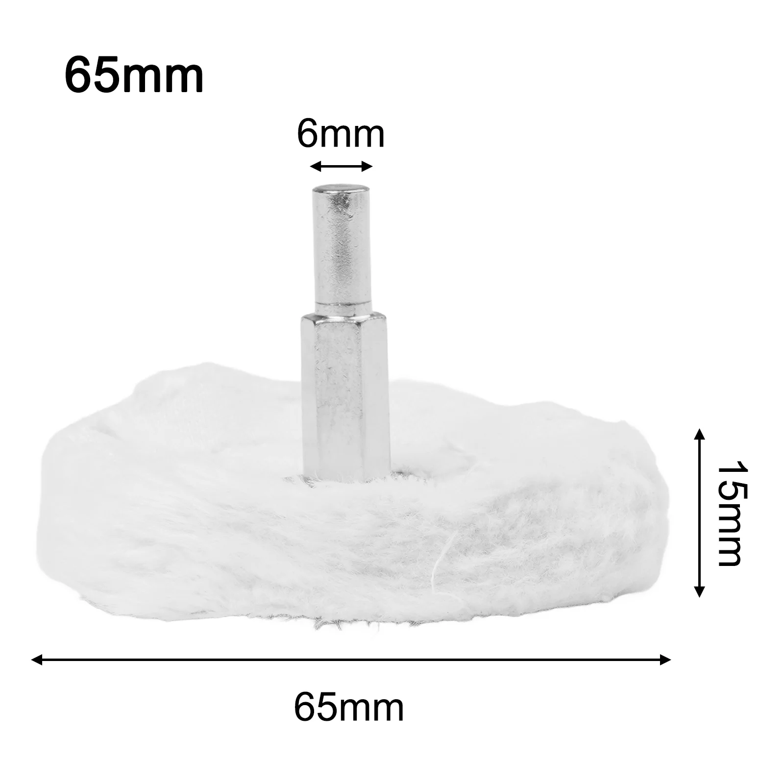 100mm White Cotton Buffing Wheel for Jewelry 8 100mm White Cotton Buffing Wheel for Jewelry - Image 8