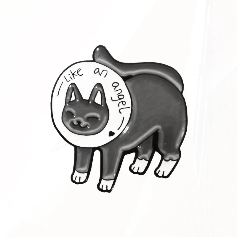 Creative Heart-Shaped Cat Brooch 8 Creative Heart-Shaped Cat Brooch - Image 8