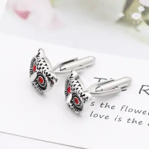Silver OwlCufflinks for Men and Women 8 Saedd8ccf8a1240a983382f38f05ca8e1O
