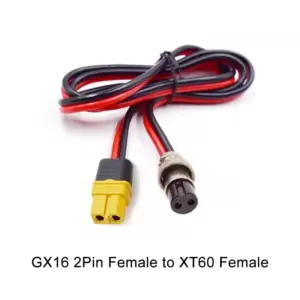 High-Current Power Cable Adapter with XT60 & GX16 Plugs 19 Saf007dad998f4e079caded2fc91cfae05