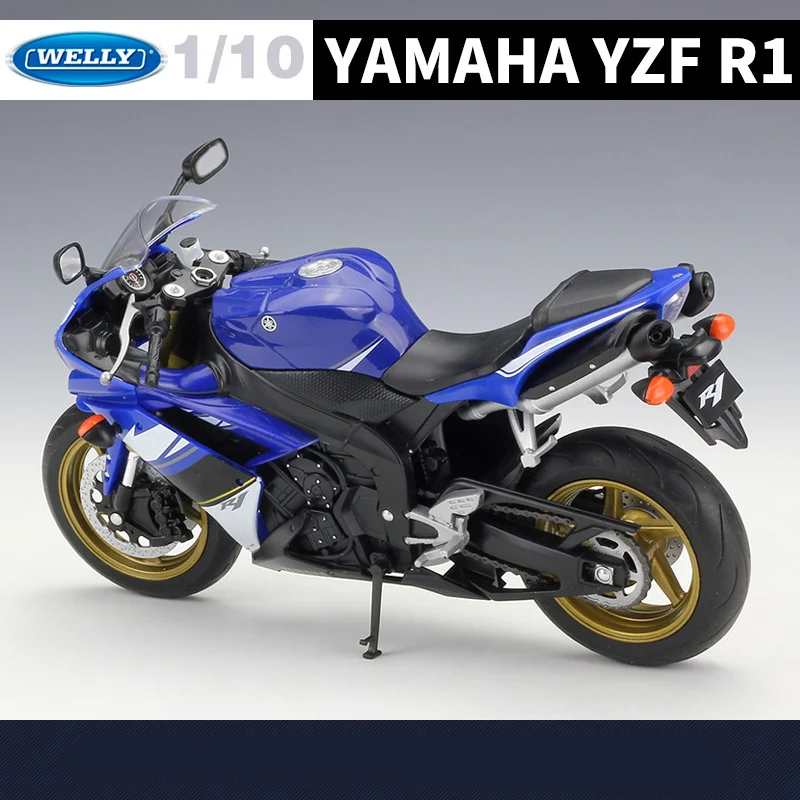 Yamaha YZF-R1 1:10 Diecast Motorcycle Model 6 Yamaha YZF-R1 1:10 Diecast Motorcycle Model - Image 6