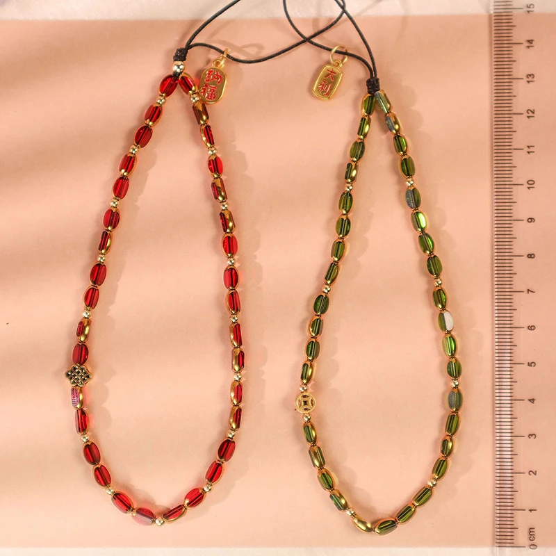 Vibrant Beaded Phone Lanyard for Stylish Carrying 6 Vibrant Beaded Phone Lanyard for Stylish Carrying - Image 6