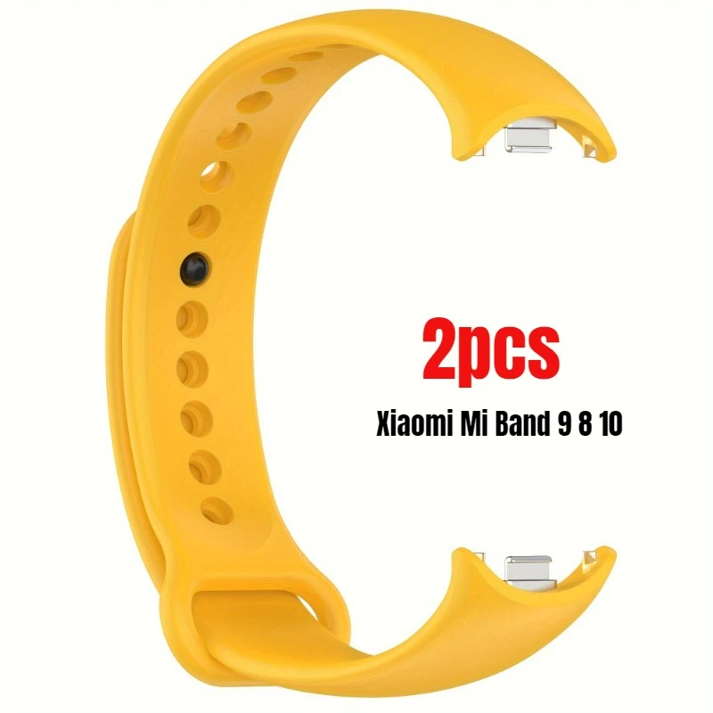 Silicone Replacement Strap for Xiaomi Mi Band 8/9/10 5 Silicone Replacement Strap for Xiaomi Mi Band 8/9/10 - Image 5