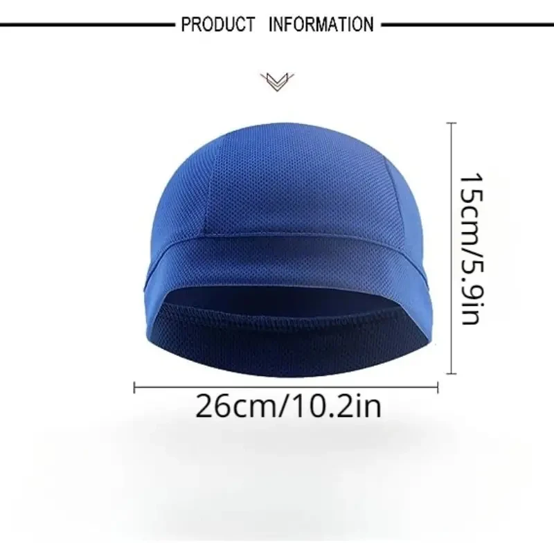 Motorcycle Helmet Inner Comfort Cap in Black 6 Motorcycle Helmet Inner Comfort Cap in Black - Image 6