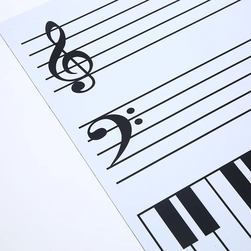 Dry Erase Music Staff Magnet for Teaching 3 Dry Erase Music Staff Magnet for Teaching - Image 3