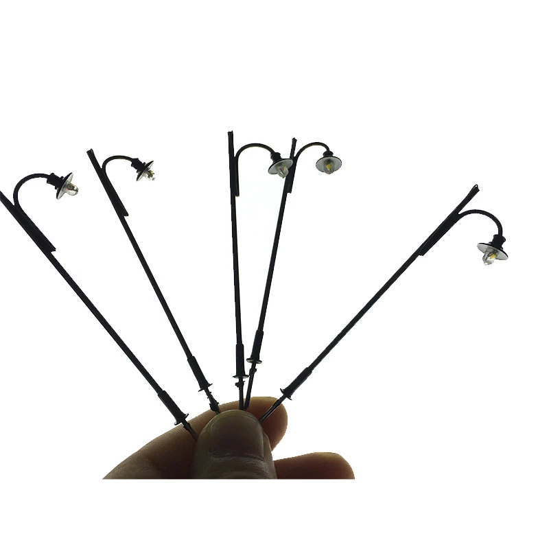 HO Scale Street Lamps Set for Model Cities 4 HO Scale Street Lamps Set for Model Cities - Image 4