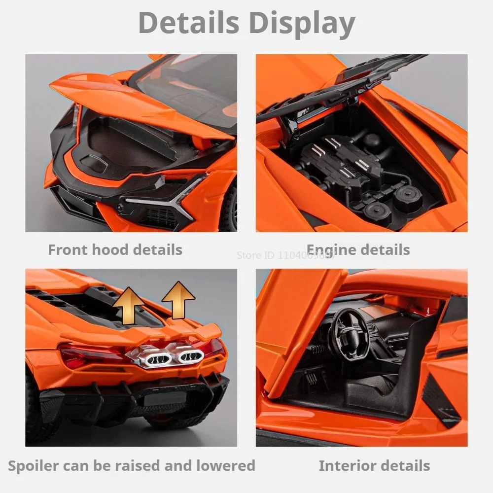 Revuelto 1:32 Scale Diecast Car Model 3 Revuelto 1:32 Scale Diecast Car Model - Image 3