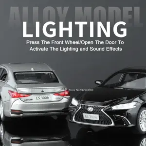 White Lexus ES300H Diecast Model with Features 15 Safc4369bb3e54c31b57bee72137bc98cP