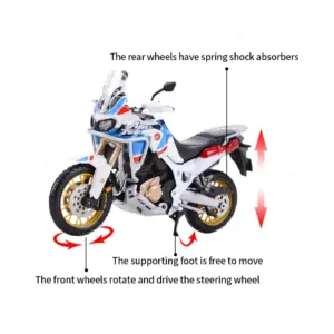 Honda Africa Twin Adventure 1:18 Die-Cast Motorcycle Model 9 Safc85c31265a455a99f0ce1df2766698Z