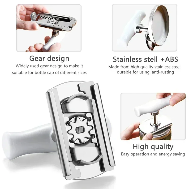 Stainless Steel Adjustable Can & Jar Opener 3 Stainless Steel Adjustable Can & Jar Opener - Image 3