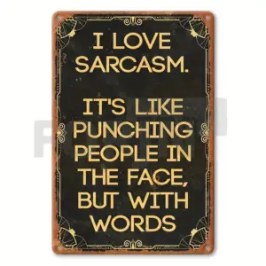 Vintage Metal Sign 20x30cm with Distressed Finish 18 Safdd2753bb5d40ebb41981b88ddfc902s