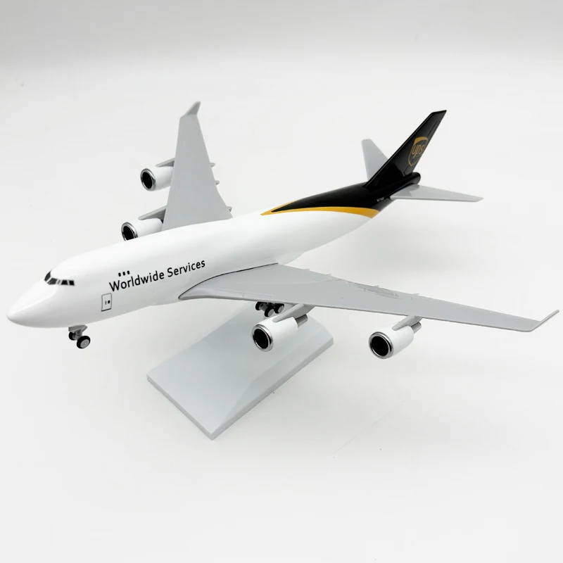 UPS B747 Cargo Plane Model, 30cm Resin Replica 4 UPS B747 Cargo Plane Model, 30cm Resin Replica - Image 4