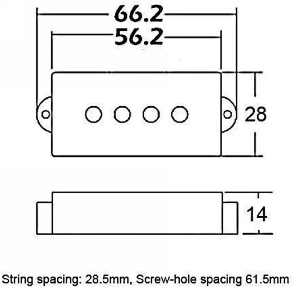 Wilkinson WPB PB 4-String Electric Bass Pickup 5 Wilkinson WPB PB 4-String Electric Bass Pickup - Image 5