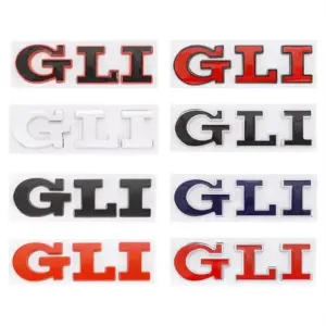 Volkswagen Jetta GLI 3D Metal Badge Emblem 12 Sb010a9b67c074da5a4bd50c80b0015b3L