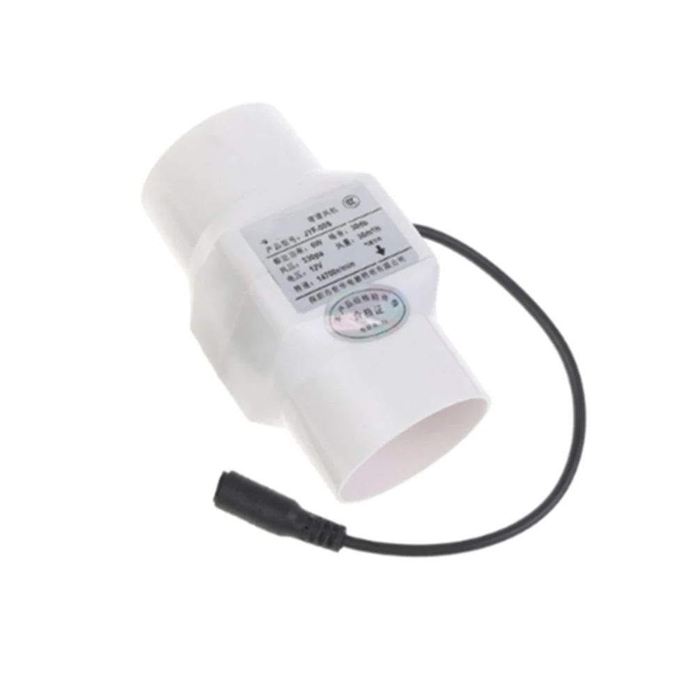 Black Inline Duct Fan 88m³/h for Ventilation 6 Black Inline Duct Fan 88m³/h for Ventilation - Image 6